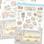 [MB38] NEW Maybean × NyungNyung Shop 🐥 'Sunshine Class' Collaboration Sticker Pack -Maybean__korean_sticker_stationery