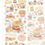 [MB39] NEW Maybean 'Yum Yum' Sticker Pack (Singles/Pack) -Maybean_MB39S1 - Burger_korean_sticker_stationery