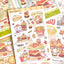 [MB39] NEW Maybean 'Yum Yum' Sticker Pack (Singles/Pack) -Maybean_MB39S3 - Chicken_korean_sticker_stationery
