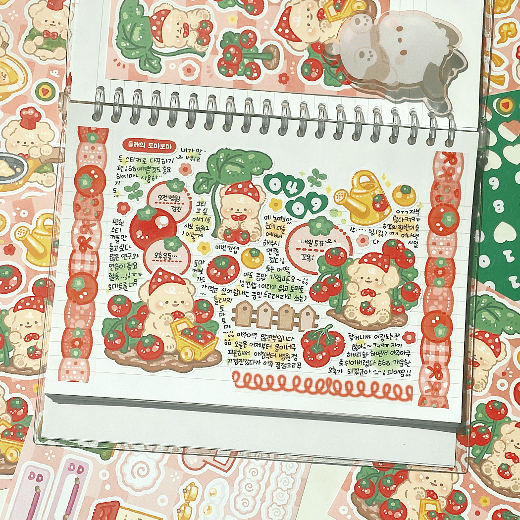 [Mindlelae Store] Challenge! Cooking Tycoon Sticker Pack (Single/Pack) - Mindlelae Store_Single - Memo Stickers (2)_korean_sticker_stationery