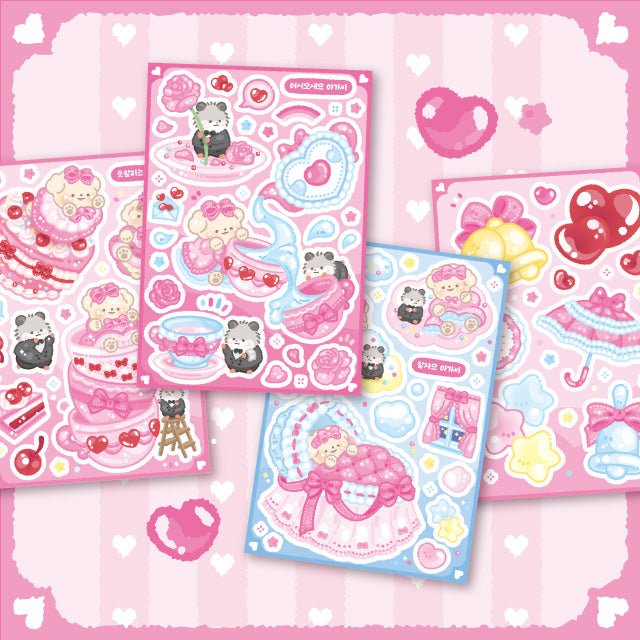 [Mindlelae Store] Lady and the Butler Sticker Pack (Singles/Pack) - Mindlelae Store_Pack_korean_sticker_stationery