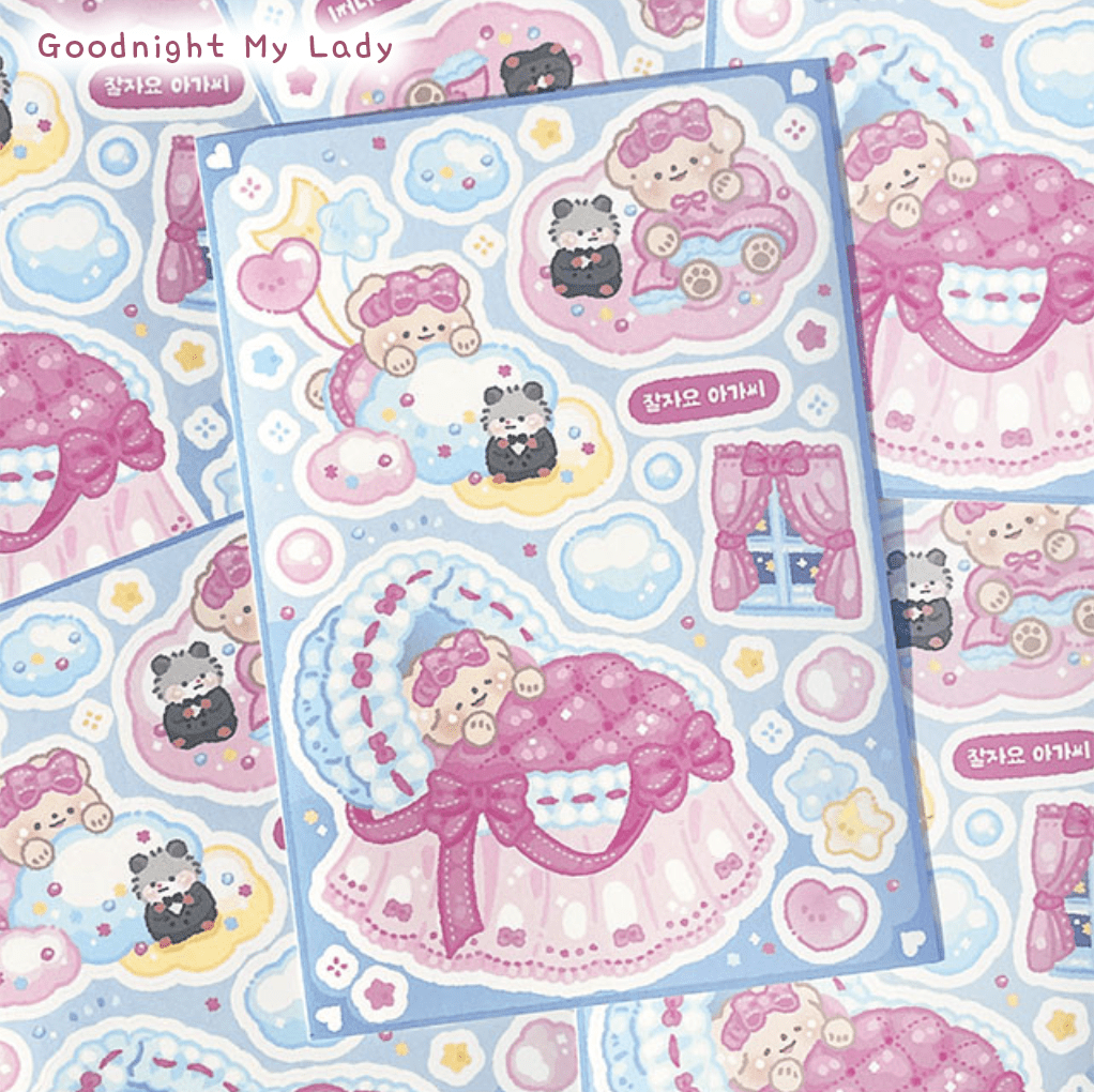 [Mindlelae Store] Lady and the Butler Sticker Pack (Singles/Pack) - Mindlelae Store_Pack_korean_sticker_stationery