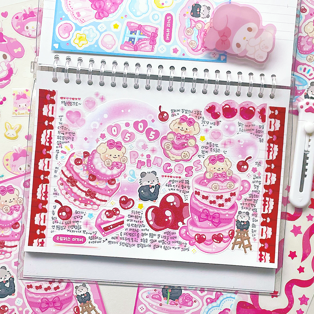 [Mindlelae Store] Lady and the Butler Sticker Pack (Singles/Pack) - Mindlelae Store_Pack_korean_sticker_stationery