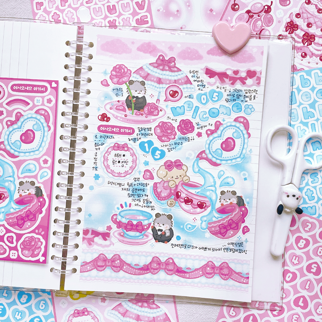 [Mindlelae Store] Lady and the Butler Sticker Pack (Singles/Pack) - Mindlelae Store_Pack_korean_sticker_stationery