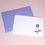 [MK07] Makota Mini Message Card Set - Purple Pansy - El commun__korean_sticker_stationery