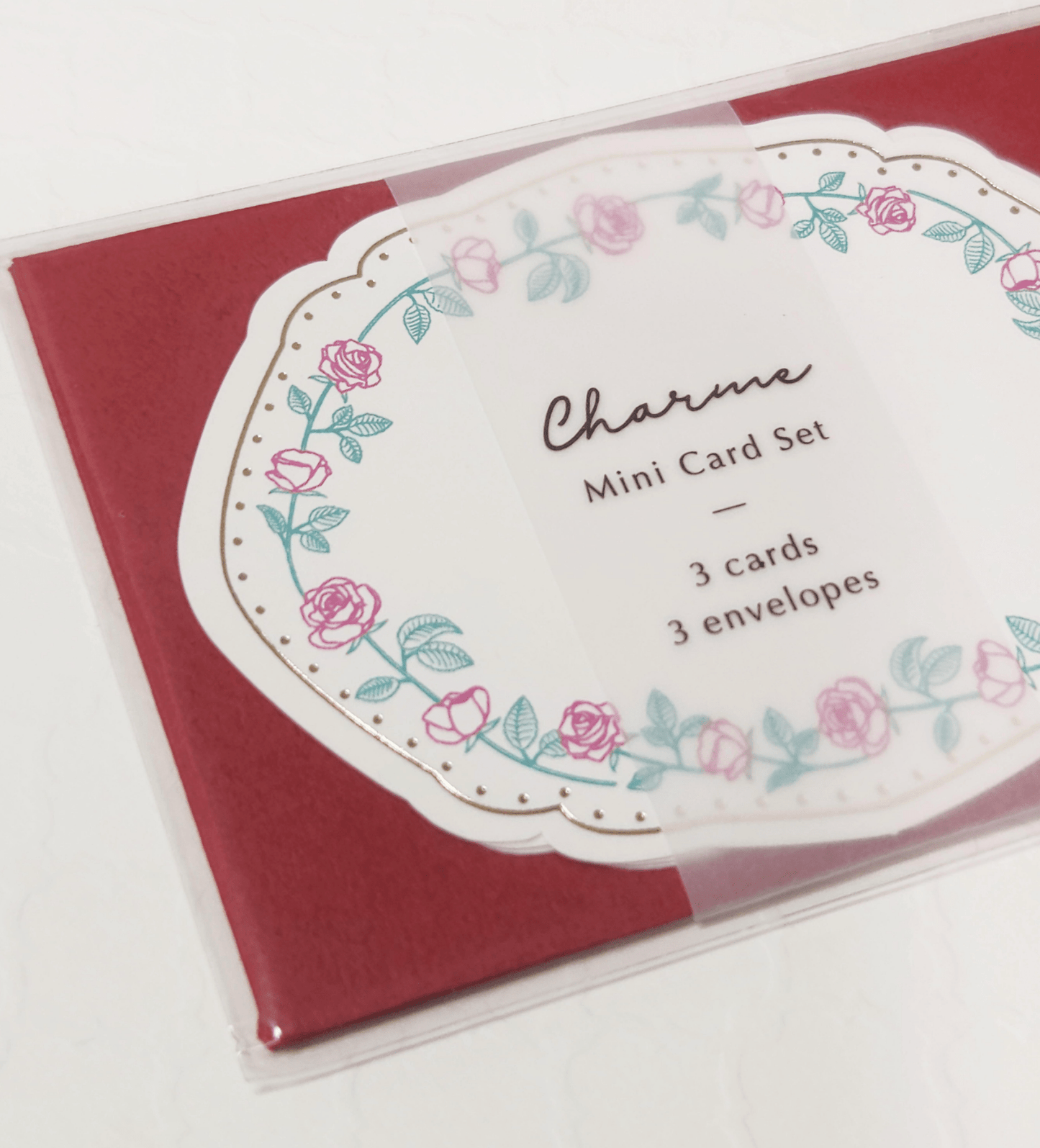 [MK09] Makota Mini Message Card Set - Lavender - El commun__korean_sticker_stationery