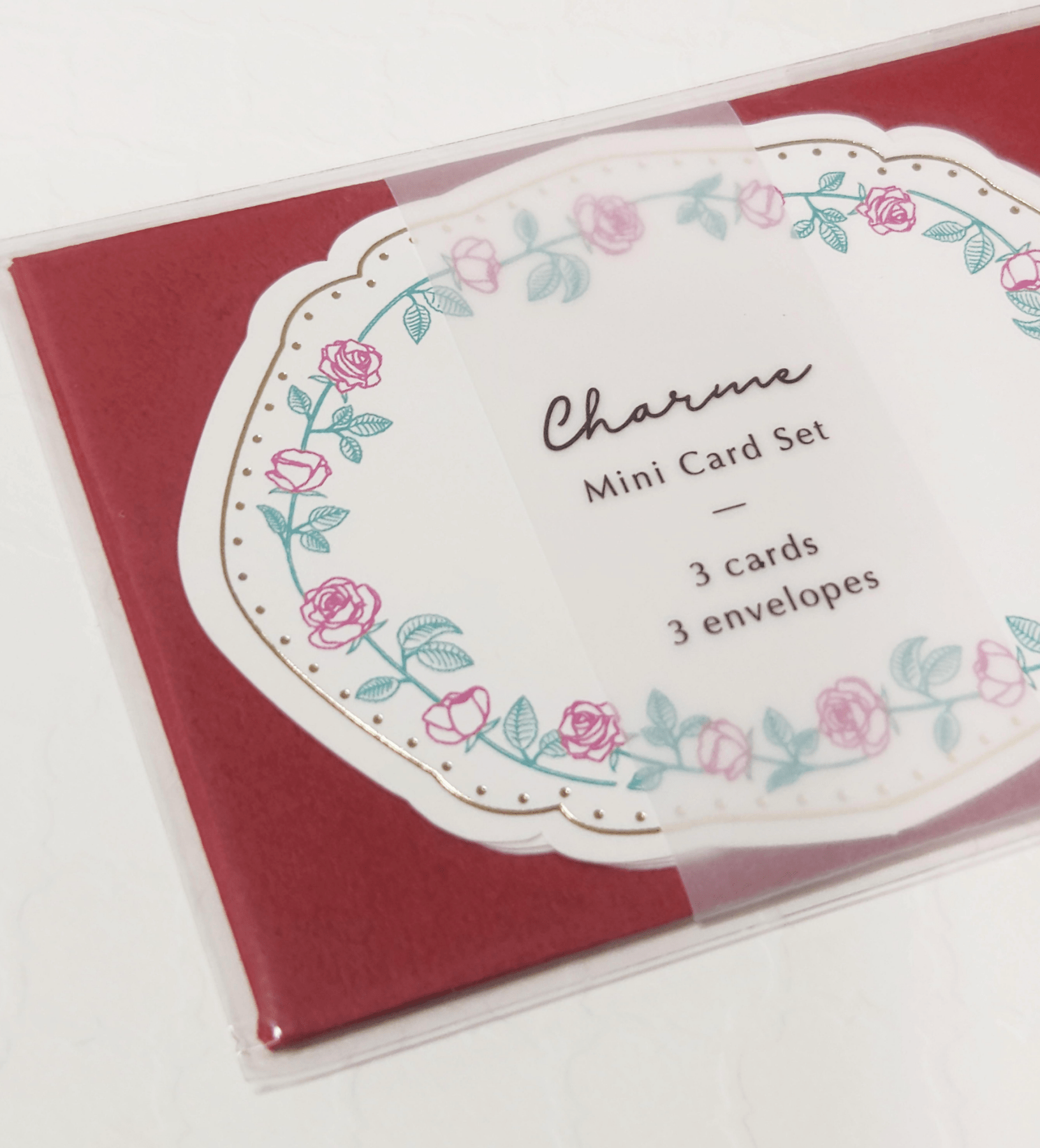 [MK09] Makota Mini Message Card Set - Lavender - El commun__korean_sticker_stationery