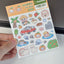 [MM01] Maimoi Nana Travelers in Jeju Sticker Sheet - Maimoi__korean_sticker_stationery
