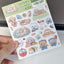 [MM02] Maimoi Nana Travelers in Japan Sticker Sheet - Maimoi__korean_sticker_stationery