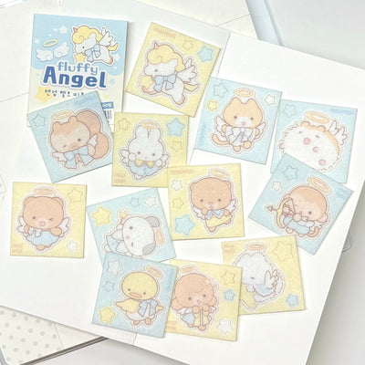 [MM104] NEW Maimoi 'Fluffy Angle' Felt Ddibu Random Seal - Maimoi__korean_sticker_stationery