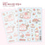 [MM105] NEW Maimoi 'HBD Sweet Birthday' Sticker Sheet Pack (Pack/Singles) - Maimoi_MM105S4 - Making B - Day Cake_korean_sticker_stationery