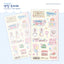 [MM105] NEW Maimoi 'HBD Sweet Birthday' Sticker Sheet Pack (Pack/Singles) - Maimoi_MM105S5 - Happy Birthday_korean_sticker_stationery