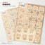 [MM111] NEW Maimoi 'Maron Bear' Sticker Sheet - Maimoi__korean_sticker_stationery