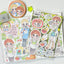 [MM115] NEW Maimoi 'Summer Records Boy/Girl' Sticker Sheet (options) - Maimoi_MM115S2 - Girl_korean_sticker_stationery
