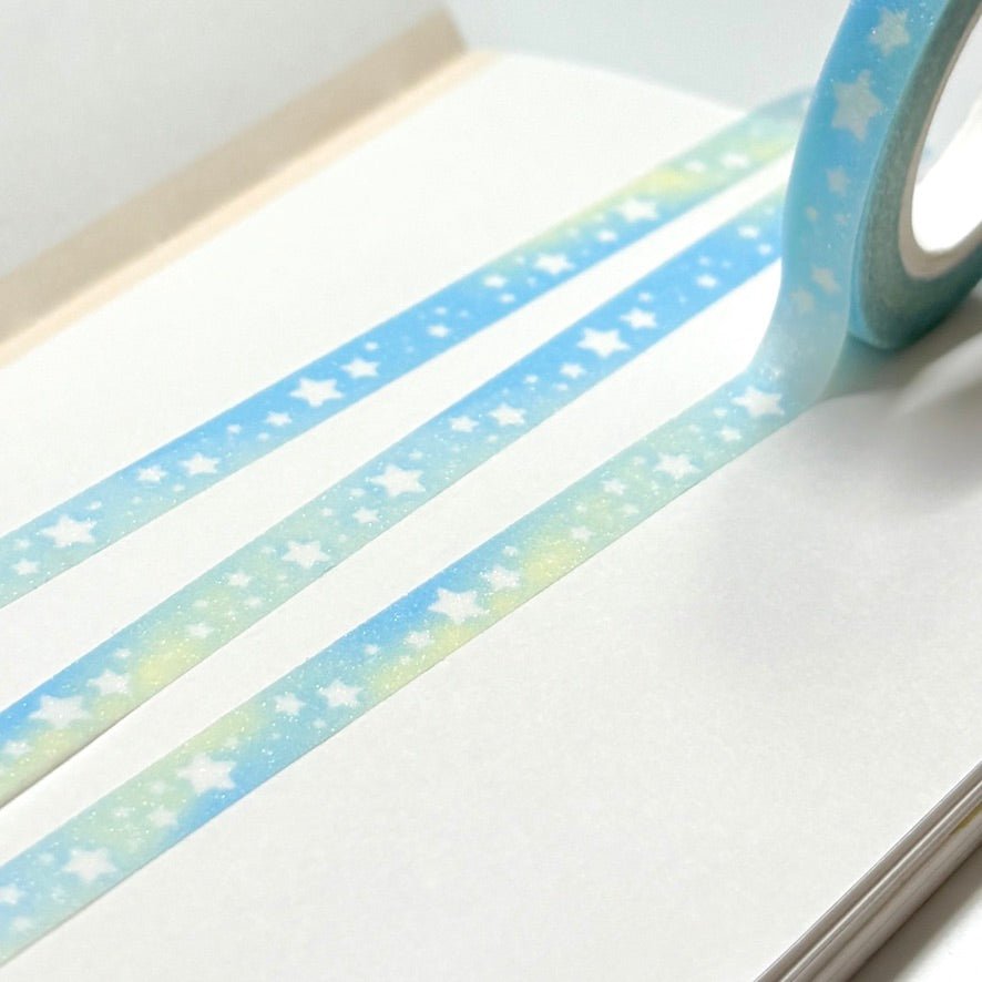 [MM126] NEW Maimoi 'Blue Lemon Sorbet' Masking Tape - Maimoi__korean_sticker_stationery
