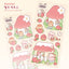 [MM75] Maimoi 'Strawberry House' Sticker Sheet - Maimoi__korean_sticker_stationery
