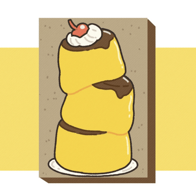 [MO40] Mong Mong Space Sweet Pudding Memo Pad - Mong Mong Space__korean_sticker_stationery