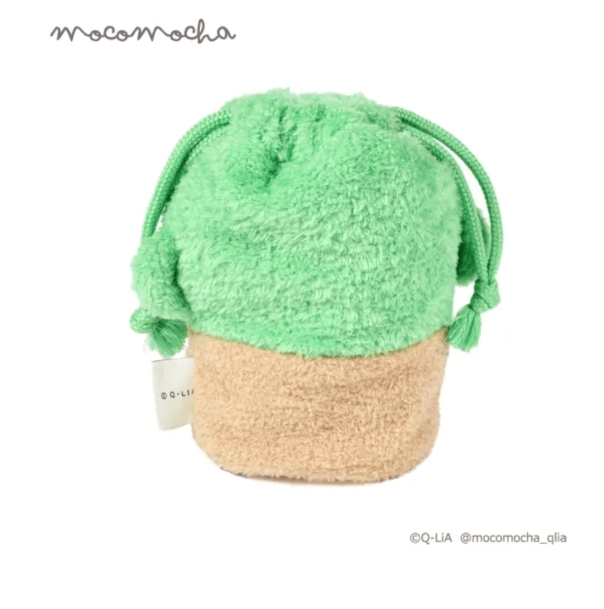 [Moco Mocha] Big Size Plush Pouch (options) - Moco Mocha_Cactus_korean_sticker_stationery