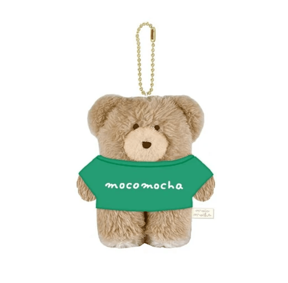 [Moco Mocha] T-Shirt Bears Mascots (options) - Moco Mocha_Green Shirt_korean_sticker_stationery