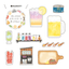 [MW08] MINDWAVE Vintage Building Sticker Flakes (options) - MINDWAVE_MW08S2 - Bar_korean_sticker_stationery