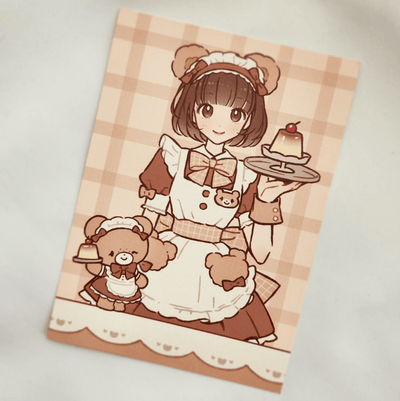 [MX27] Maxxie Club Pudding Cafe Postcard - Maxxie Club__korean_sticker_stationery