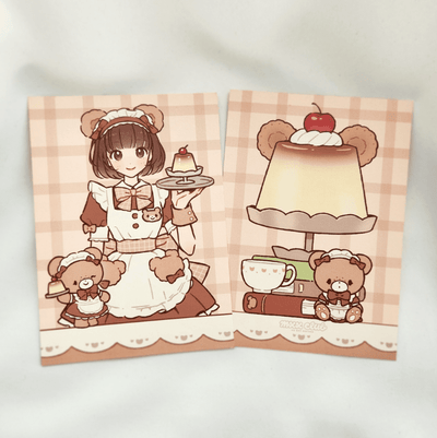 [MX27] Maxxie Club Pudding Cafe Postcard - Maxxie Club__korean_sticker_stationery