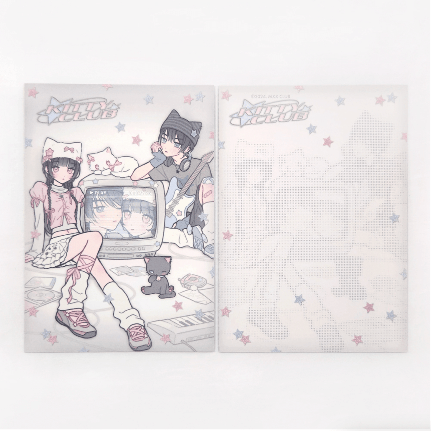 [MX38] Maxxie Club Kitty Club Postcard (options) - Maxxie Club_MX38S1 - Kitty Club_korean_sticker_stationery