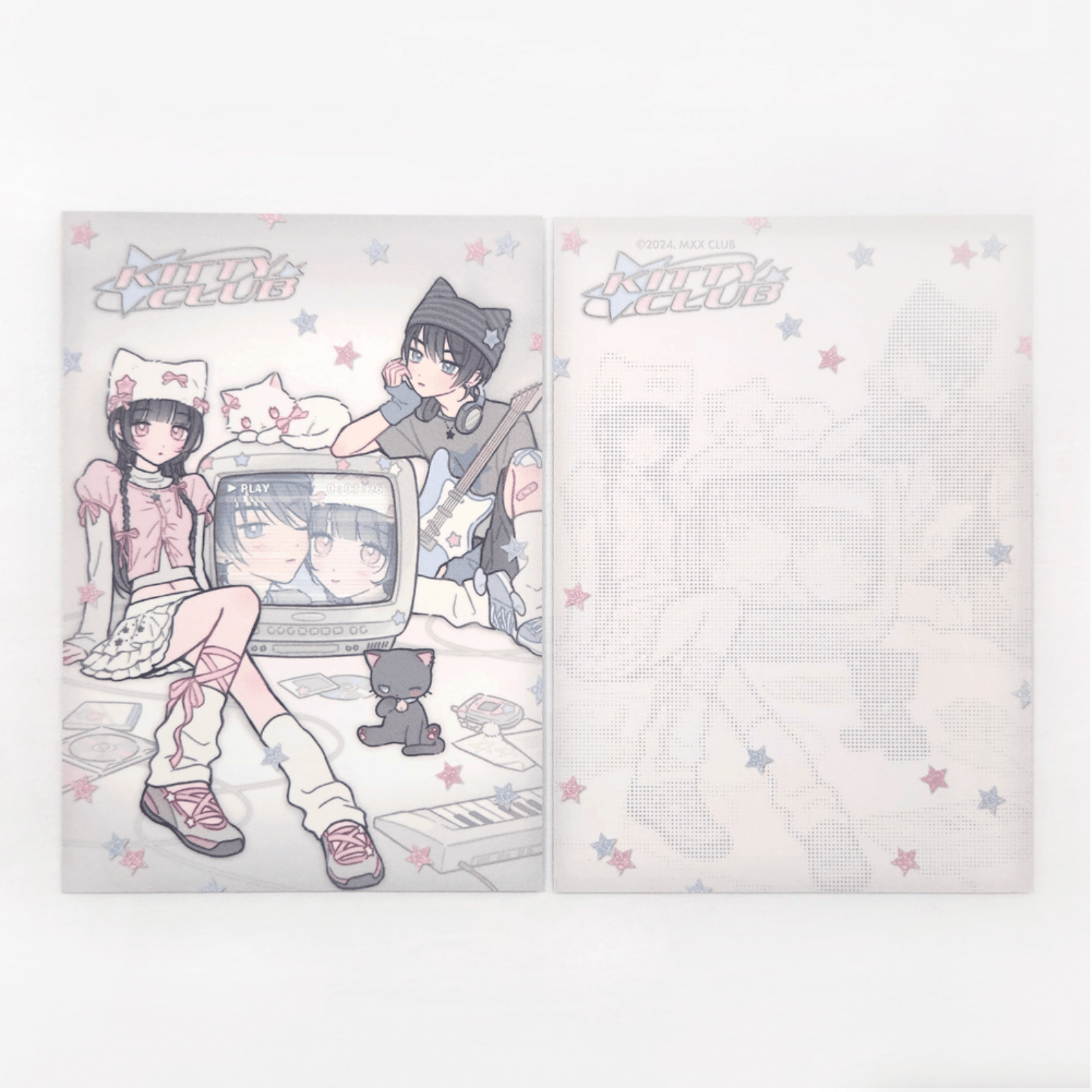 [MX38] Maxxie Club Kitty Club Postcard (options) - Maxxie Club_MX38S1 - Kitty Club_korean_sticker_stationery