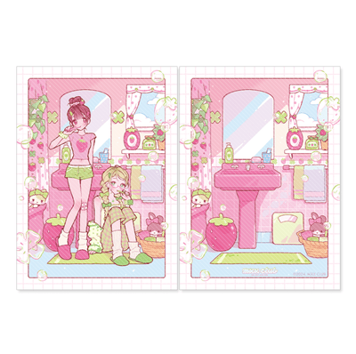 [MX42] Maxxie Club Brush Brush Time Postcard - Maxxie Club__korean_sticker_stationery