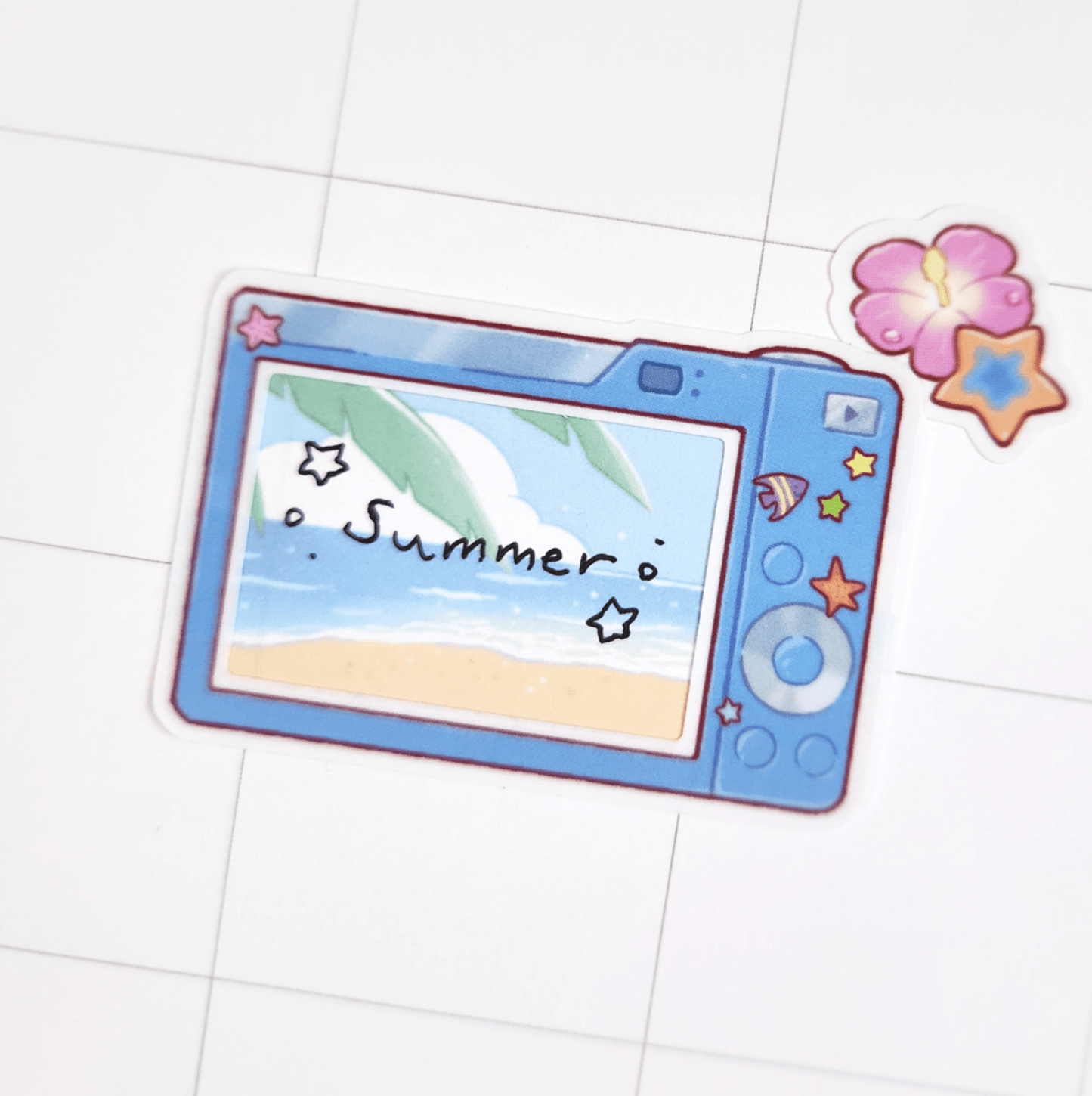 [MX51] Maxxie Club Summer Memories Memo Sticker Sheet - Maxxie Club__korean_sticker_stationery