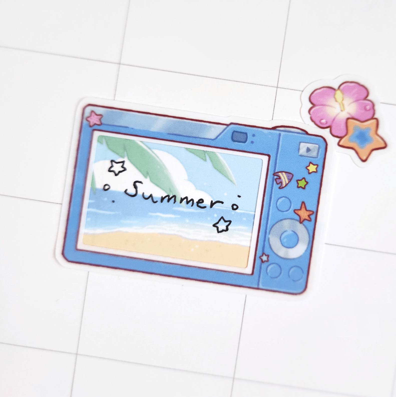 [MX51] Maxxie Club Summer Memories Memo Sticker Sheet - Maxxie Club__korean_sticker_stationery