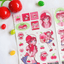 [MX72] Maxxie Club Cherry Jelly Factory Sticker Sheets (options) - Maxxie Club_MX72S1 - Cherry (Pigtail)_korean_sticker_stationery
