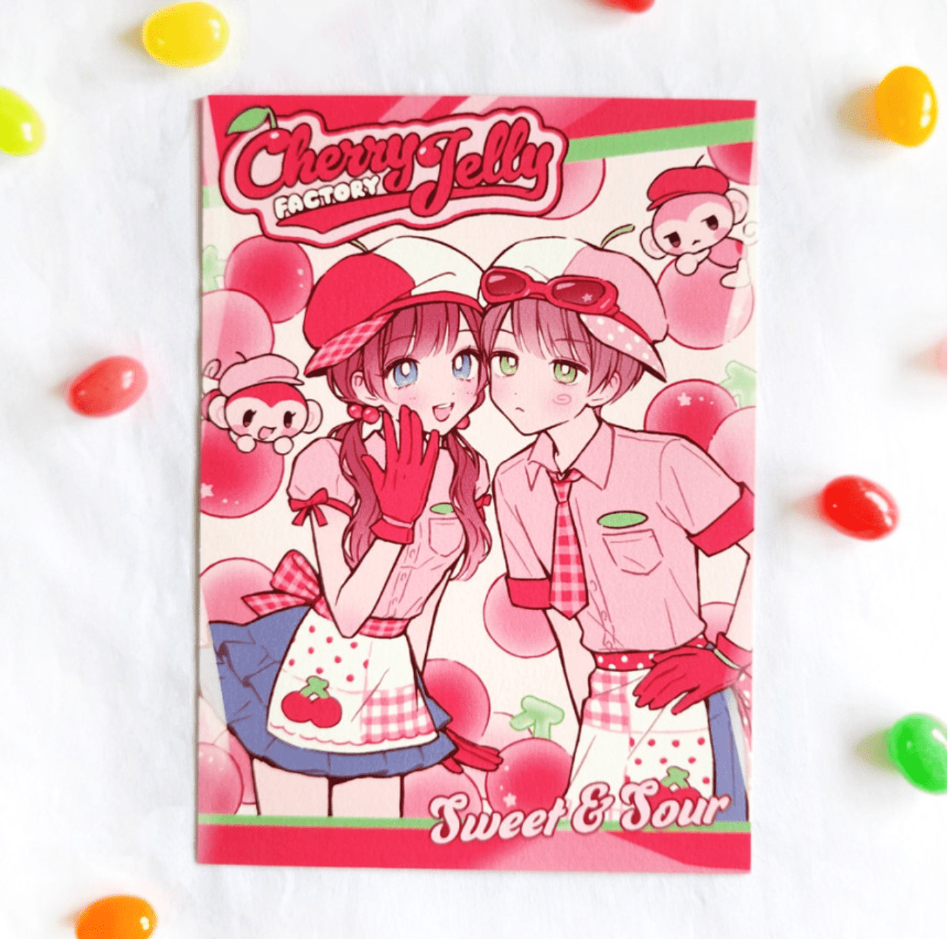 [MX73] Maxxie Club Cherry Jelly Factory Postcards - Maxxie Club__korean_sticker_stationery