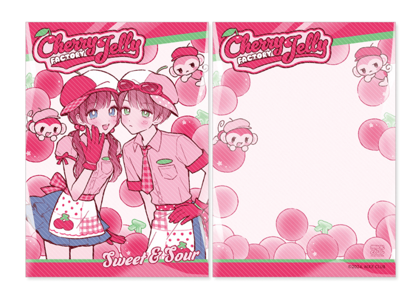 [MX73] Maxxie Club Cherry Jelly Factory Postcards - Maxxie Club__korean_sticker_stationery