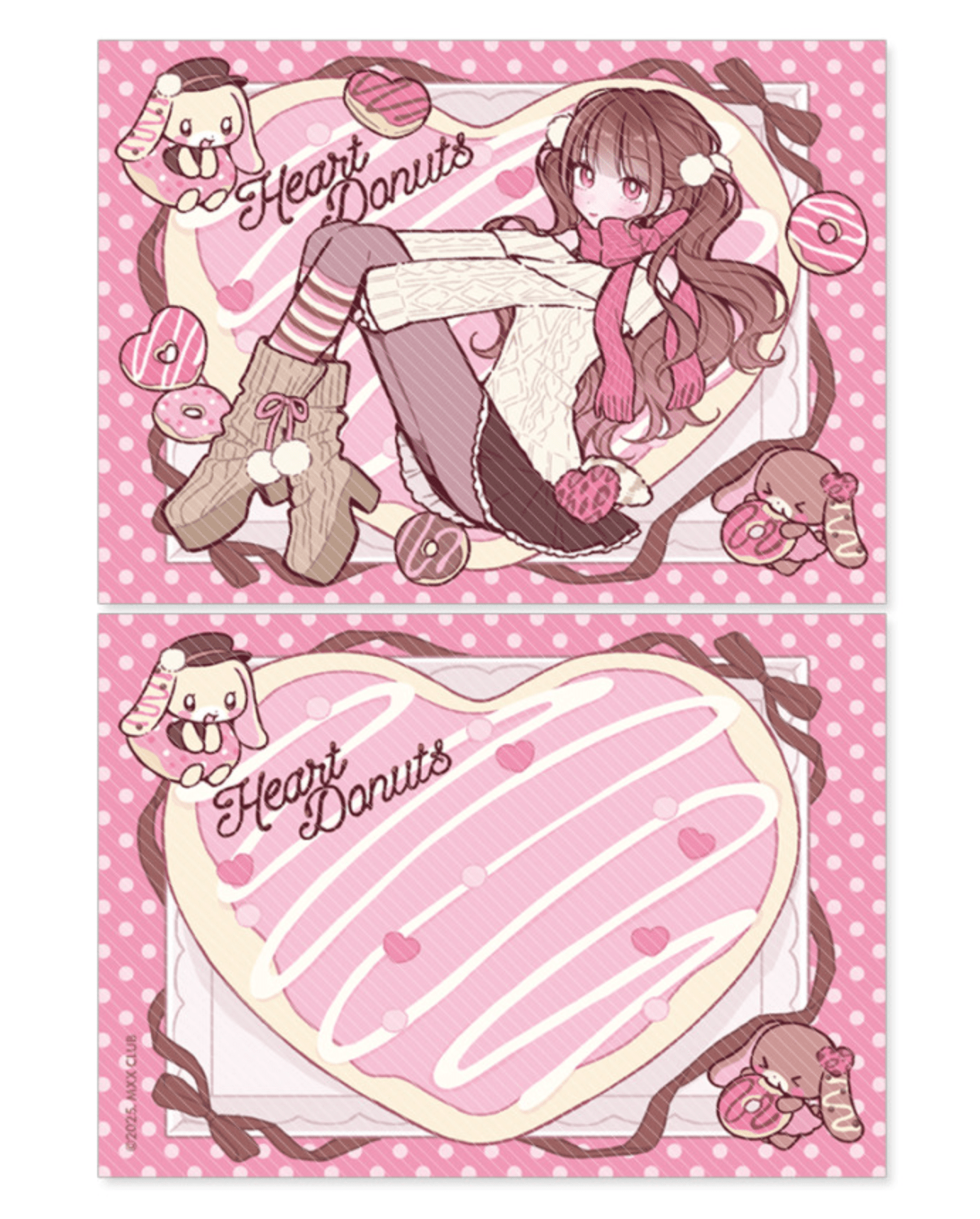 [MX86] Maxxie Club 'Heart Donut' Postcard - Maxxie Club__korean_sticker_stationery