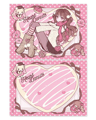 [MX86] Maxxie Club 'Heart Donut' Postcard - Maxxie Club__korean_sticker_stationery