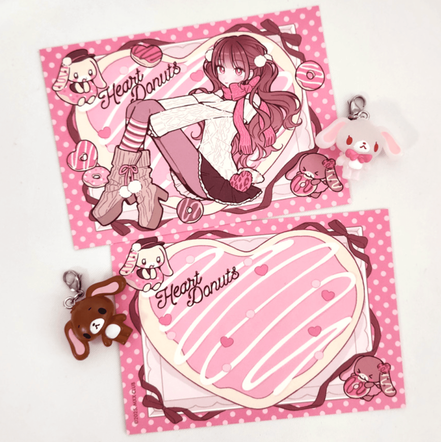 [MX86] Maxxie Club 'Heart Donut' Postcard - Maxxie Club__korean_sticker_stationery