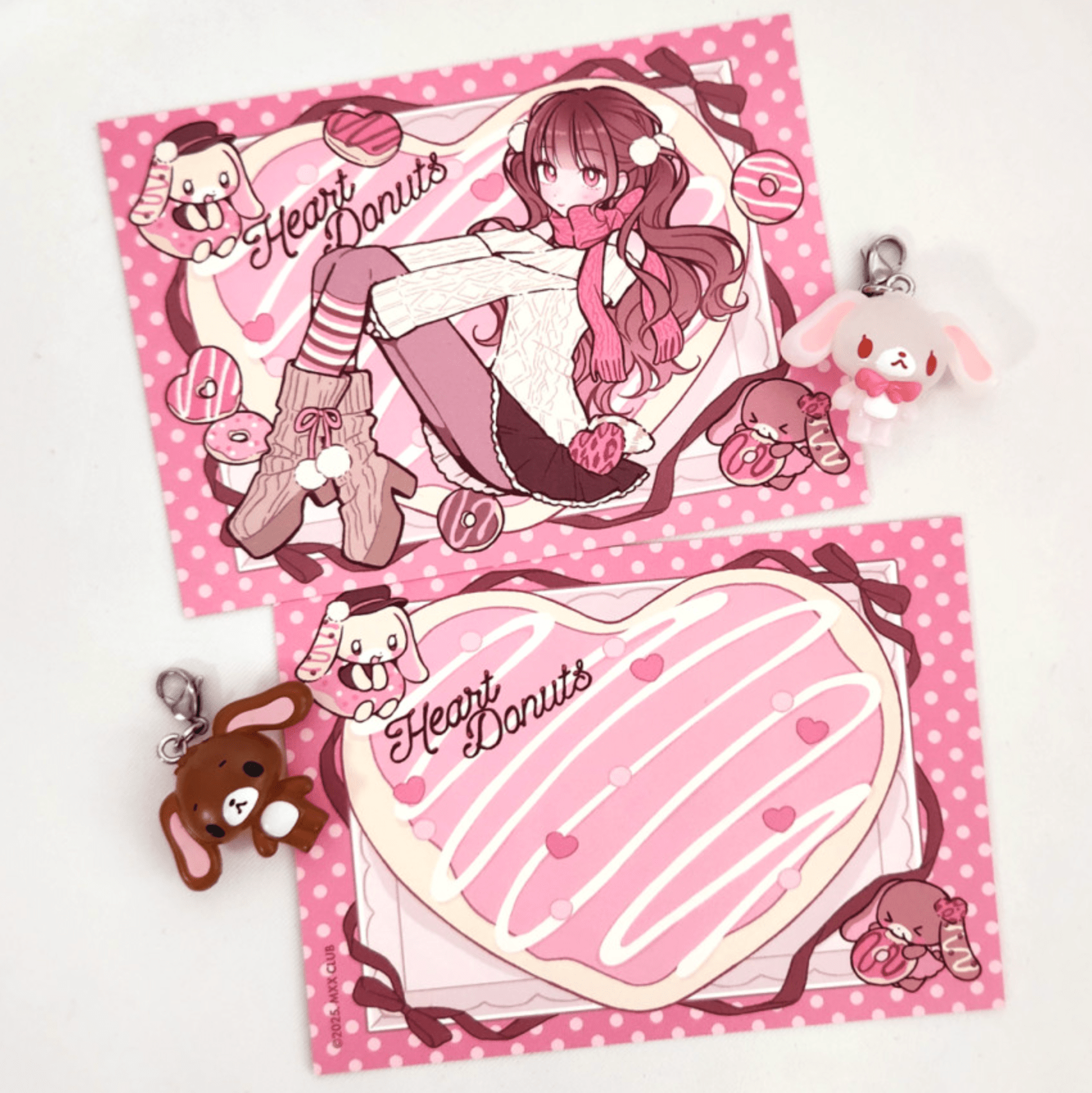 [MX86] Maxxie Club 'Heart Donut' Postcard - Maxxie Club__korean_sticker_stationery