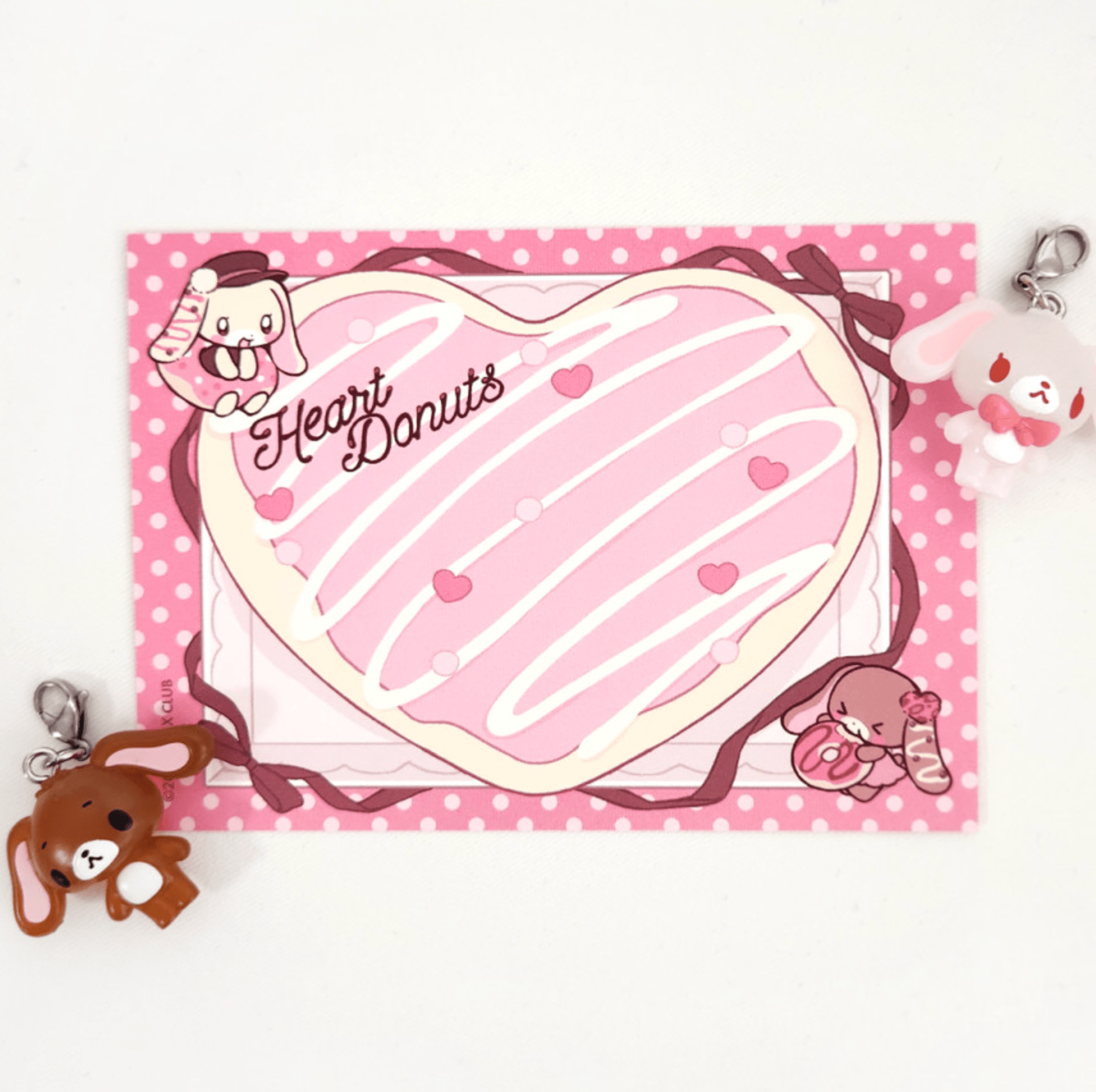 [MX86] Maxxie Club 'Heart Donut' Postcard - Maxxie Club__korean_sticker_stationery