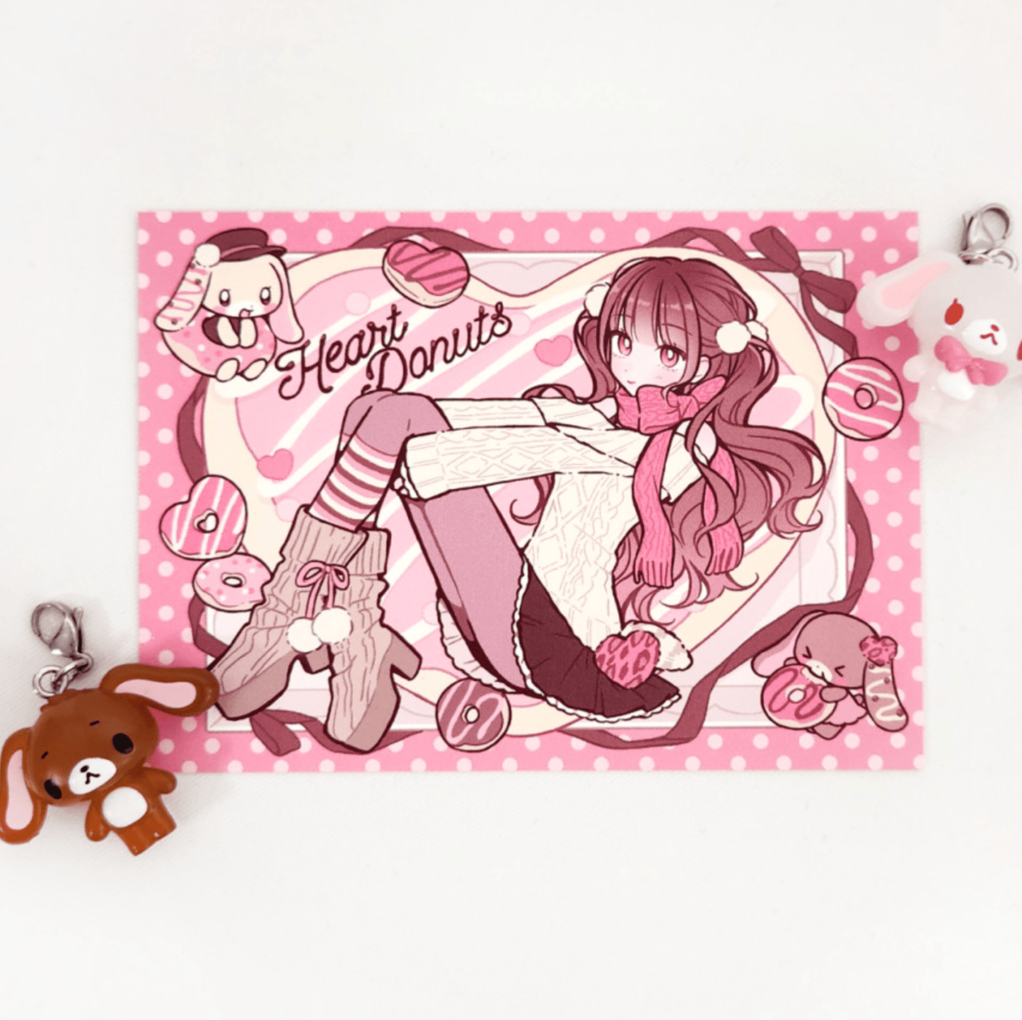 [MX86] Maxxie Club 'Heart Donut' Postcard - Maxxie Club__korean_sticker_stationery