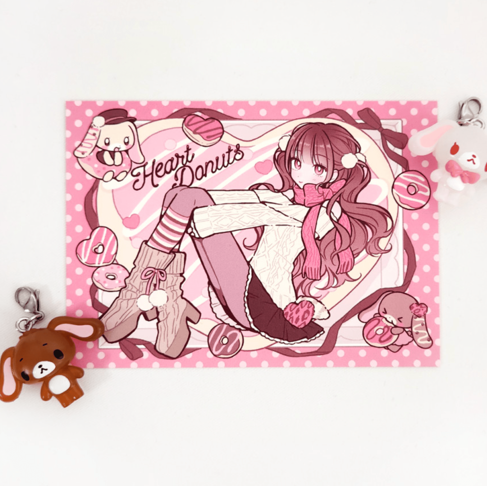 [MX86] Maxxie Club 'Heart Donut' Postcard - Maxxie Club__korean_sticker_stationery