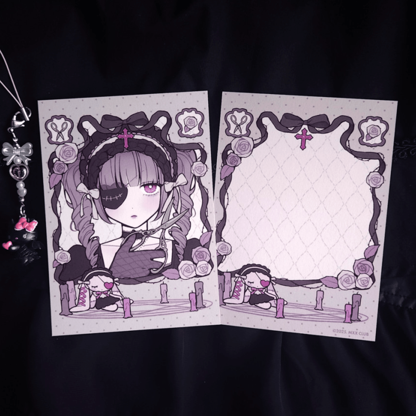 [MX89] Maxxie Club 'Spooky Gothic' Postcard - Maxxie Club__korean_sticker_stationery