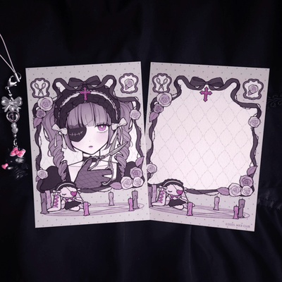 [MX89] Maxxie Club 'Spooky Gothic' Postcard - Maxxie Club__korean_sticker_stationery
