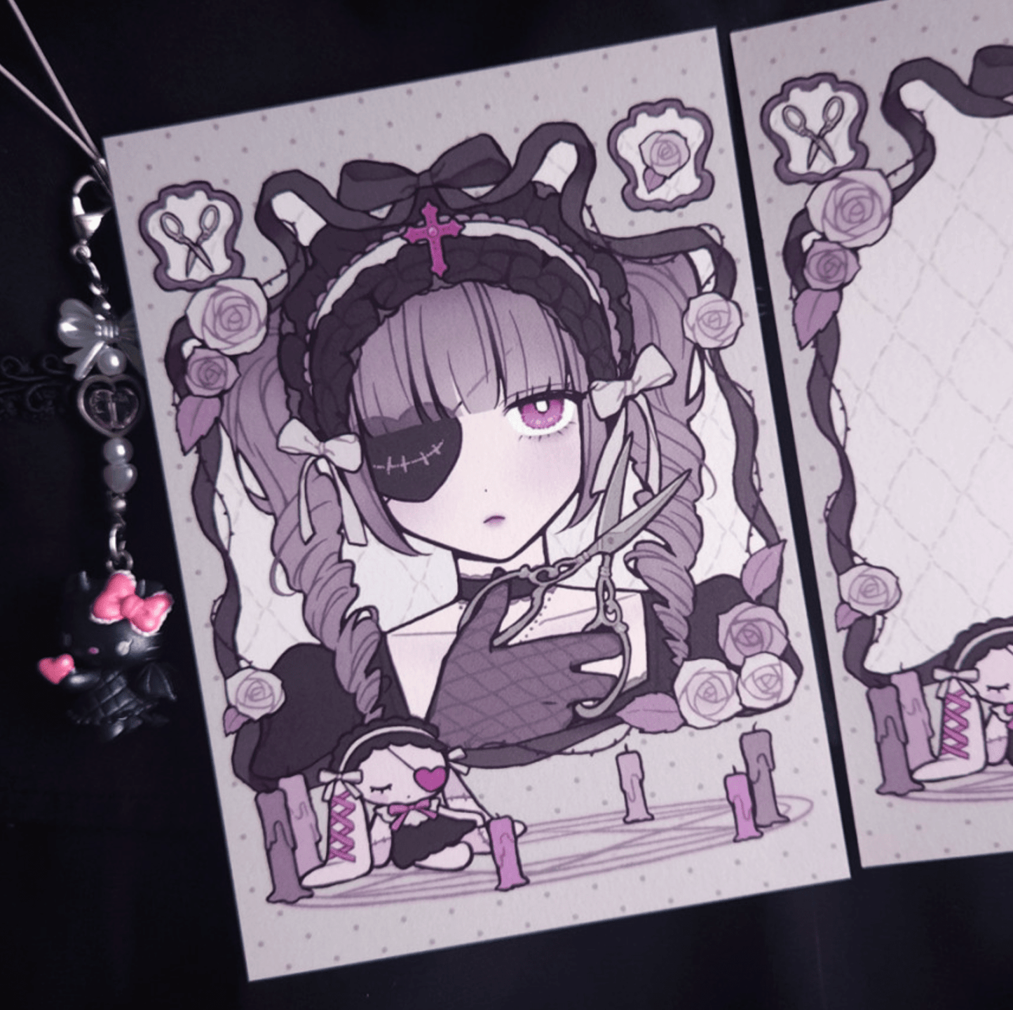 [MX89] Maxxie Club 'Spooky Gothic' Postcard - Maxxie Club__korean_sticker_stationery
