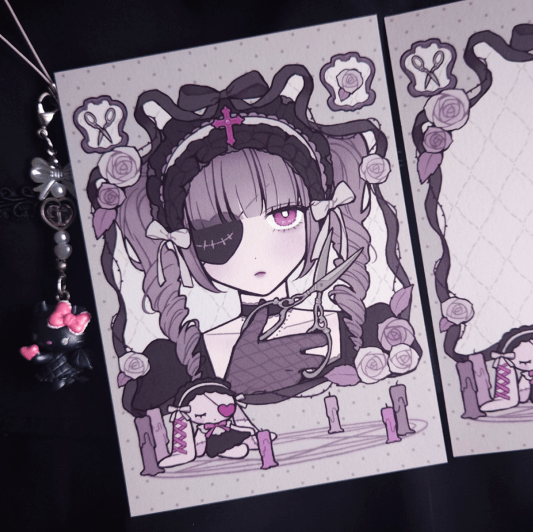 [MX89] Maxxie Club 'Spooky Gothic' Postcard - Maxxie Club__korean_sticker_stationery