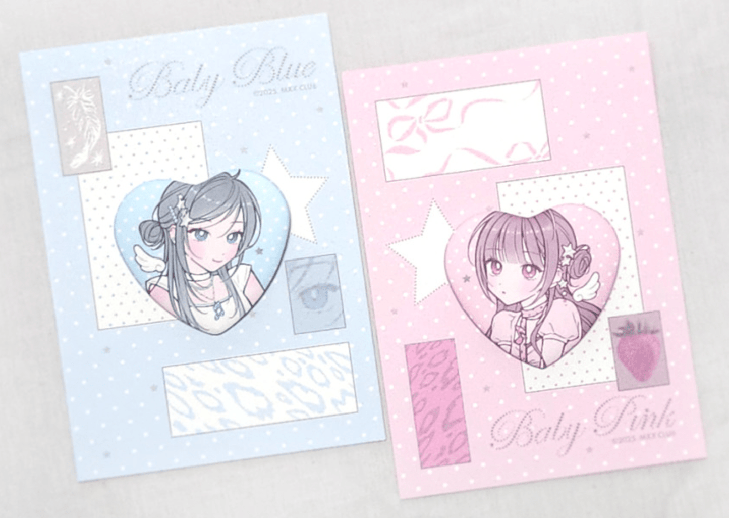 [MX92] Maxxie Club 'Baby Colors' Postcard (options) - Maxxie Club_MX92S2 - Baby Pink_korean_sticker_stationery