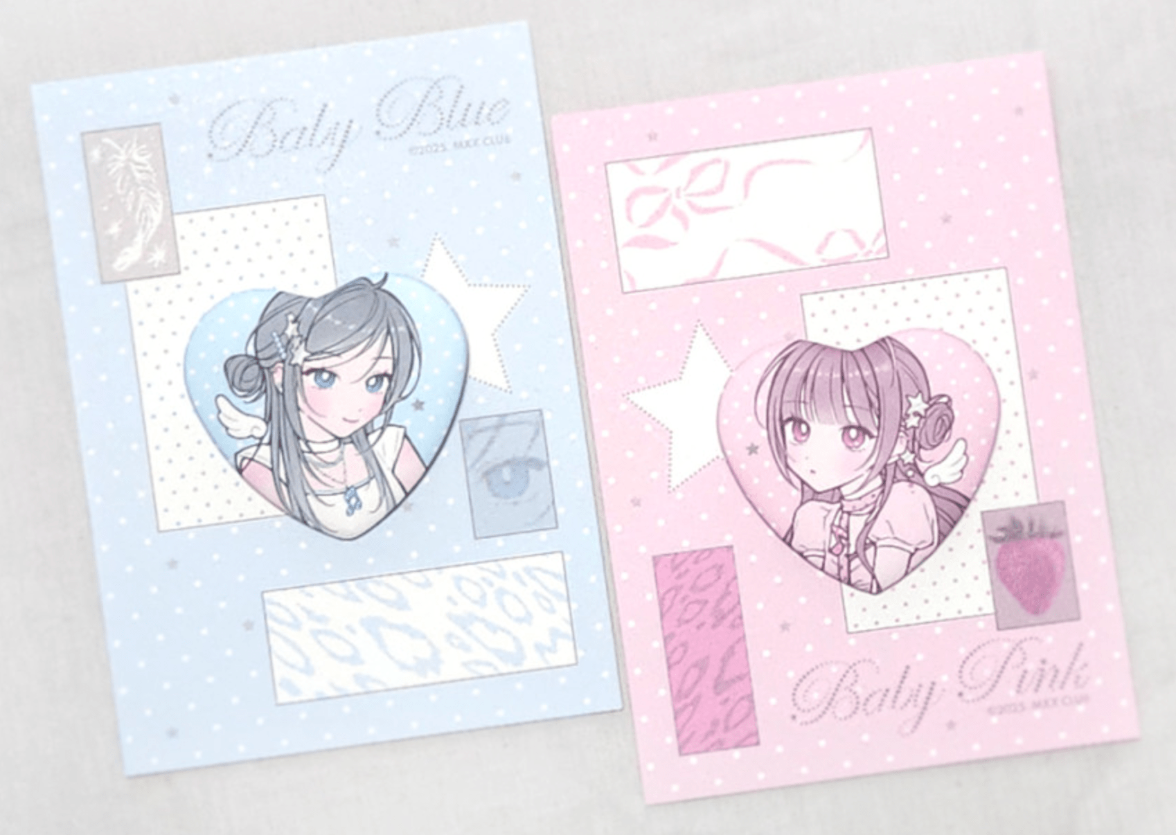 [MX92] Maxxie Club 'Baby Colors' Postcard (options) - Maxxie Club_MX92S2 - Baby Pink_korean_sticker_stationery