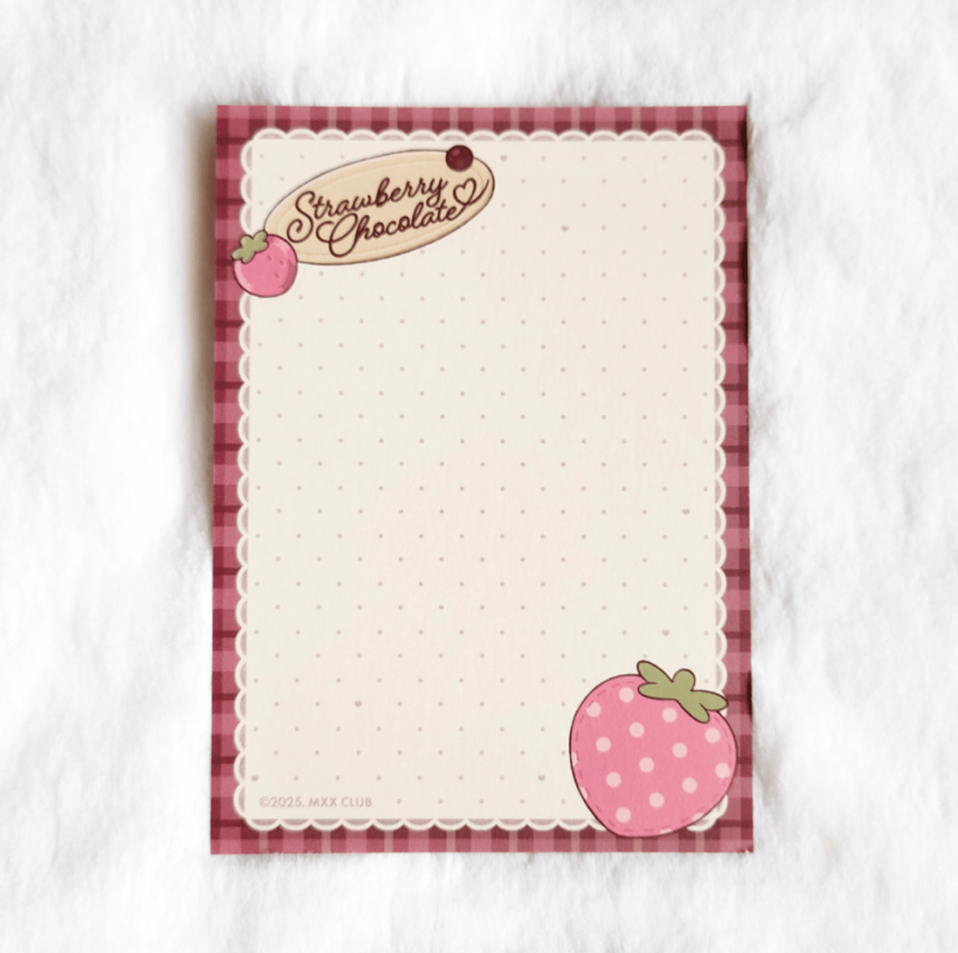 [MX95] RESTOCK Maxxie Club 'Strawberry Chocolate' Postcard - Maxxie Club__korean_sticker_stationery