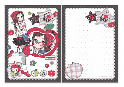 [MX97] RESTOCK Maxxie Club 'Red Apple' Postcard - Maxxie Club__korean_sticker_stationery