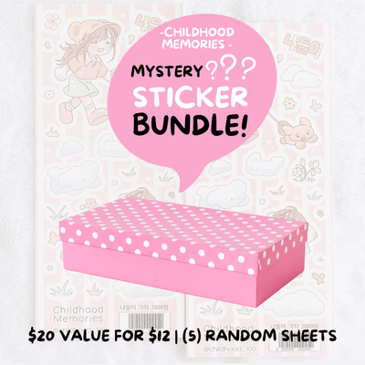 [MYSTERY] Childhood Memories Random Mystery Pack - Childhood Memories__korean_sticker_stationery